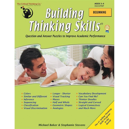 The Critical Thinking Co Building Thinking Skills Book, Beginning, Grade Pre K 05233PBP